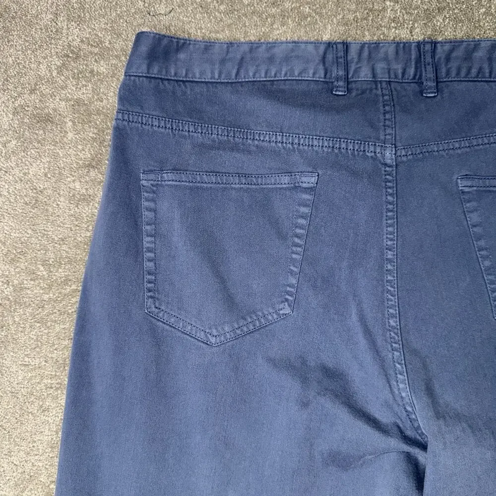 Peter Millar Crown‑Crafted 5‑Pocket Performance‎ Pants 40x32 Blue Stretch ME0B30